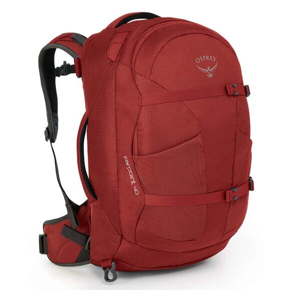 OSPREY Handbags - Osprey Farpoint 40 Travel Pack Backpack Red Excellent Condition